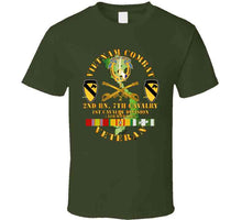 Load image into Gallery viewer, Army - Vietnam Combat Cavalry Vet W 2nd Bn 7th Cav Dui - 1st Cav Div X 300 T Shirt
