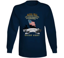Load image into Gallery viewer, Civil War - 1st United States Colored Infantry Regiment With Usct Bureau Banner - Usa X 300 T Shirt
