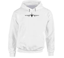 Load image into Gallery viewer, Airplane - B-47 Stratojet Bomber - Front - Silhouette - Blackx 300 T Shirt
