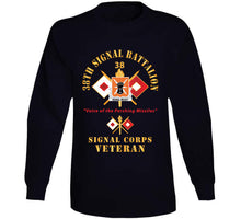 Load image into Gallery viewer, Army - 38th Signal Battalion - Dui - Us Army W Bn Number - Sig Br  - Voice Of The Pershing Missiles Svcx 300 T Shirt
