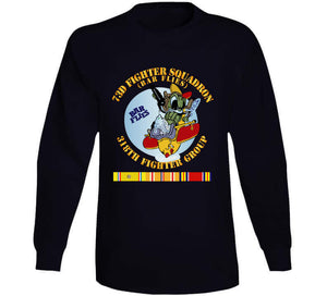 Aac - 73d Fighter Squadron - 318th Fighter Group - Wwii W Svc Classic T Shirt, Crewneck Sweatshirt, Hoodie, Long Sleeve