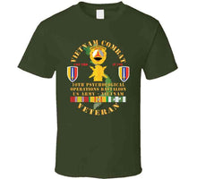 Load image into Gallery viewer, Army - Vietnam Combat Vet - 10th Psyops Bn - Usarv W Vn Svc X 300 T Shirt
