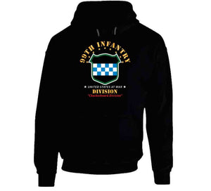 99th Infantry Division - Checkerboard Division X 300  Classic T Shirt, Crewneck Sweatshirt, Hoodie, Long Sleeve