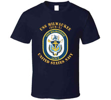 Load image into Gallery viewer, Navy - Uss Milwaukee (lcs-5) X 300 T Shirt
