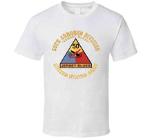 Load image into Gallery viewer, Army - 50th Armored Division - Ssi - Jersey Blues - Jersey Blues - Us Army X 300 T Shirt
