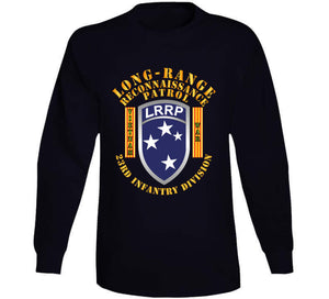 Army - Sof - 23rd Id - Lrrp W Vn War Banner Classic T Shirt, Crewneck Sweatshirt, Hoodie, Long Sleeve