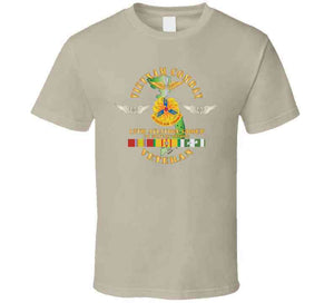 Vietnam Combat Aviation Vet W Air Crew Badge - 12th  Avn Groupi Mil Region Iii W Svc X 300 T Shirt