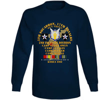Load image into Gallery viewer, Army - 5th Squadron, 17th Cavalry - 2nd Id W Map W Korea Svc T Shirt
