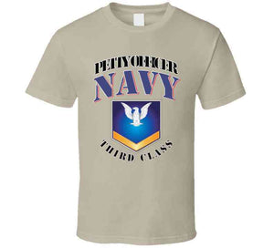 Navy - Rank - E4 - Po3 - Gold W White X 300 T Shirt