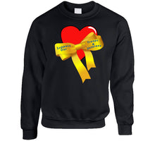 Load image into Gallery viewer, Army - Heart - Yellow Ribbon - Support Troops And Vets X 300 Classic T Shirt, Crewneck Sweatshirt, Hoodie, Long Sleeve
