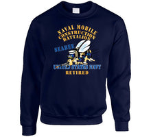 Load image into Gallery viewer, Navy - Seabee - Retired X 300 Classic T Shirt, Crewneck Sweatshirt, Hoodie, Long Sleeve
