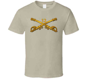 Army - 12th Cavalry Branch Wo Txt Classic T Shirt, Crewneck Sweatshirt, Hoodie, Long Sleeve