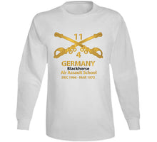 Load image into Gallery viewer, Helicopter Troop - 4th Squadron - 11th Acr - Branch - Germany - Blkhorse Aaslt School X 300 T Shirt
