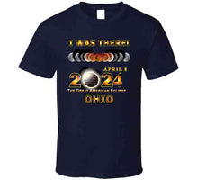 Load image into Gallery viewer, Total Eclipse - 2024 - I Was There W Yellow Outline - Ohio T Shirt
