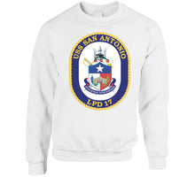 Load image into Gallery viewer, Navy - Uss San Antonio (lpd-17) Wo Txt X 300 T Shirt
