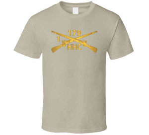 Hq Company, 1st Battalion, 179th Infantry Regiment - Inf Branch Wo Txt X 300 T Shirt