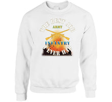 Load image into Gallery viewer, Army - The Best Job I Ever Had  - Infantry W White Txt - W Explode X 300 T Shirt
