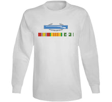Load image into Gallery viewer, Vietnam Ribbons Svc Bar W Cib Wo Campaign Star T Shirt
