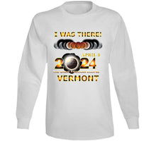 Load image into Gallery viewer, Total Eclipse - 2024 - I Was There W Yellow Outline - Vermont T Shirt
