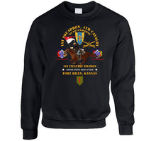 Load image into Gallery viewer, Army - 1st Squadron, 4th Cavalry - 1st Inf Div - Devil Bde - Ft Riley, Ks W Rider X 300 T Shirt

