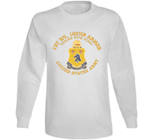 Load image into Gallery viewer, Army - 1st Bn 102nd Armor - Dui - Strike With Steel - Armor Branch X 300 T Shirt
