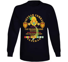 Load image into Gallery viewer, Army - Vietnam Combat Veteran W 71st Transportation Bn, 4th Trans Command W Vn Svc X 300 Classic T Shirt, Crewneck Sweatshirt, Hoodie, Long Sleeve
