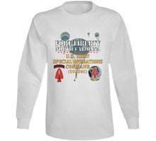 Load image into Gallery viewer, Army - Fort Liberty North Carolina - Us Army Special Operations Command (usasoc) - Ssi - Dui W 3 Parachutes X 300 T Shirt
