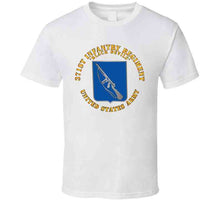 Load image into Gallery viewer, Army - 371st Infantry Regiment - Dui (v1) - Black Devils T Shirt
