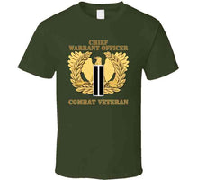 Load image into Gallery viewer, Emblem - Warrant Officer - Cw6 - Combat Veteran X 300 T Shirt
