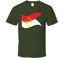 Load image into Gallery viewer, F Troop, 4th Cavalry Regiment - Guidon - Gold - Waving  T Shirt

