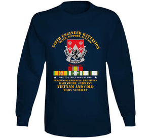 Army - 249th Engineer Bn - Karlsruhe, Germany W Vn And Cold Svc Classic T Shirt, Crewneck Sweatshirt, Hoodie, Long Sleeve