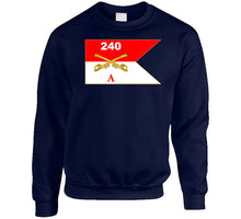 Load image into Gallery viewer, Army - Alpha Troop, 240th Cavalry Regiment - Guidon Classic T Shirt, Crewneck Sweatshirt, Hoodie, Long Sleeve
