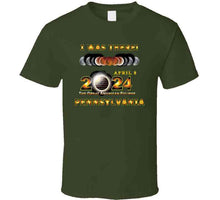 Load image into Gallery viewer, Total Eclipse - 2024 - I Was There W Yellow Outline - Pennsylvania T Shirt
