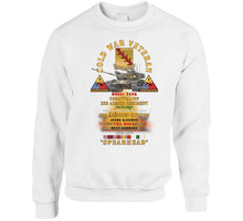 Load image into Gallery viewer, Cold War Vet -  2nd Bn 32nd Ar, 3rd Armored Division  Outlaws - Ayers K - W Germany - M60a1 Tank  - Spearhead W Fire - W Dui - Cold X 300 T Shirt
