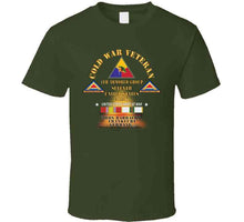 Load image into Gallery viewer, Cold War Vet -  4th Armored Group - Frankfurt Germany W Fire W Dui - Cold X 300 T Shirt
