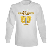 Load image into Gallery viewer, Army - Emblem - Warrant Officer 5 - Cw5 W Eagle - Us Army - Retired - Flat  X 300 Classic T Shirt, Crewneck Sweatshirt, Hoodie, Long Sleeve
