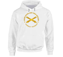 Load image into Gallery viewer, Army - Us Army Field Artillery Combat Veteran W Branch Wo Txt T Shirt
