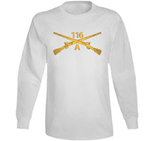 Load image into Gallery viewer, Army - 116th Infantry Regiment Branch - Alpha Company Wo Txt Classic T Shirt, Crewneck Sweatshirt, Hoodie, Long Sleeve
