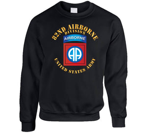 Army - 82nd Airborne Division - Ssi - Ver 3 Classic T Shirt, Crewneck Sweatshirt, Hoodie, Long Sleeve