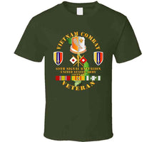 Load image into Gallery viewer, Army - Vietnam Combat Vet W 69th Signal Bn Dui - Usarv W Vn Svc T Shirt
