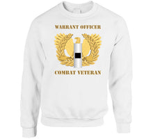 Load image into Gallery viewer, Emblem - Warrant Officer - Wo1 - Combat Veteran X 300 T Shirt
