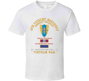 4th Cavalry Regiment - Vietnam War W Puc And Vua X 300 T Shirt