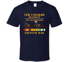 Load image into Gallery viewer, Army - 1st Battalion,  7th Cavalry Regiment - Vietnam War Wt 2 Cav Riders And Vn Svc X 300   Classic T Shirt, Crewneck Sweatshirt, Hoodie, Long Sleeve
