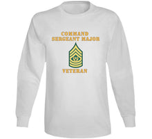 Load image into Gallery viewer, Command Sergeant Major - Csm Wtxt - Flat X 300 T Shirt
