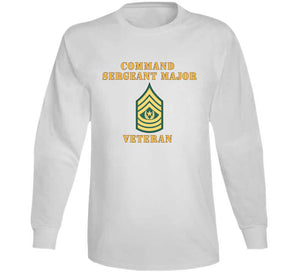 Command Sergeant Major - Csm Wtxt - Flat X 300 T Shirt