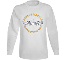 Load image into Gallery viewer, Navy - Surface Warfare Badge - Silver X 300 T Shirt
