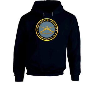 Army - 24th Infantry Regiment - Fort Mckavett, Tx - Buffalo Soldiers W Inf Branch Classic T Shirt, Crewneck Sweatshirt, Hoodie, Long Sleeve