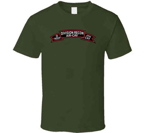 D Troop 4th Cav - Division Recon Scroll T Shirt