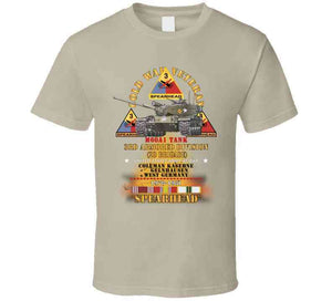 Cold War Vet -  3rd Armored Division  - Gelnhausen, Germany - M60a1 Tank  - Spearhead W Fire - 1978-1981 W Dui - Cold X 300 T Shirt