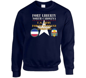 Army - Fort Liberty North Carolina - Us Army Forces Command (forscom) Ssi - Dui X 300 T Shirt